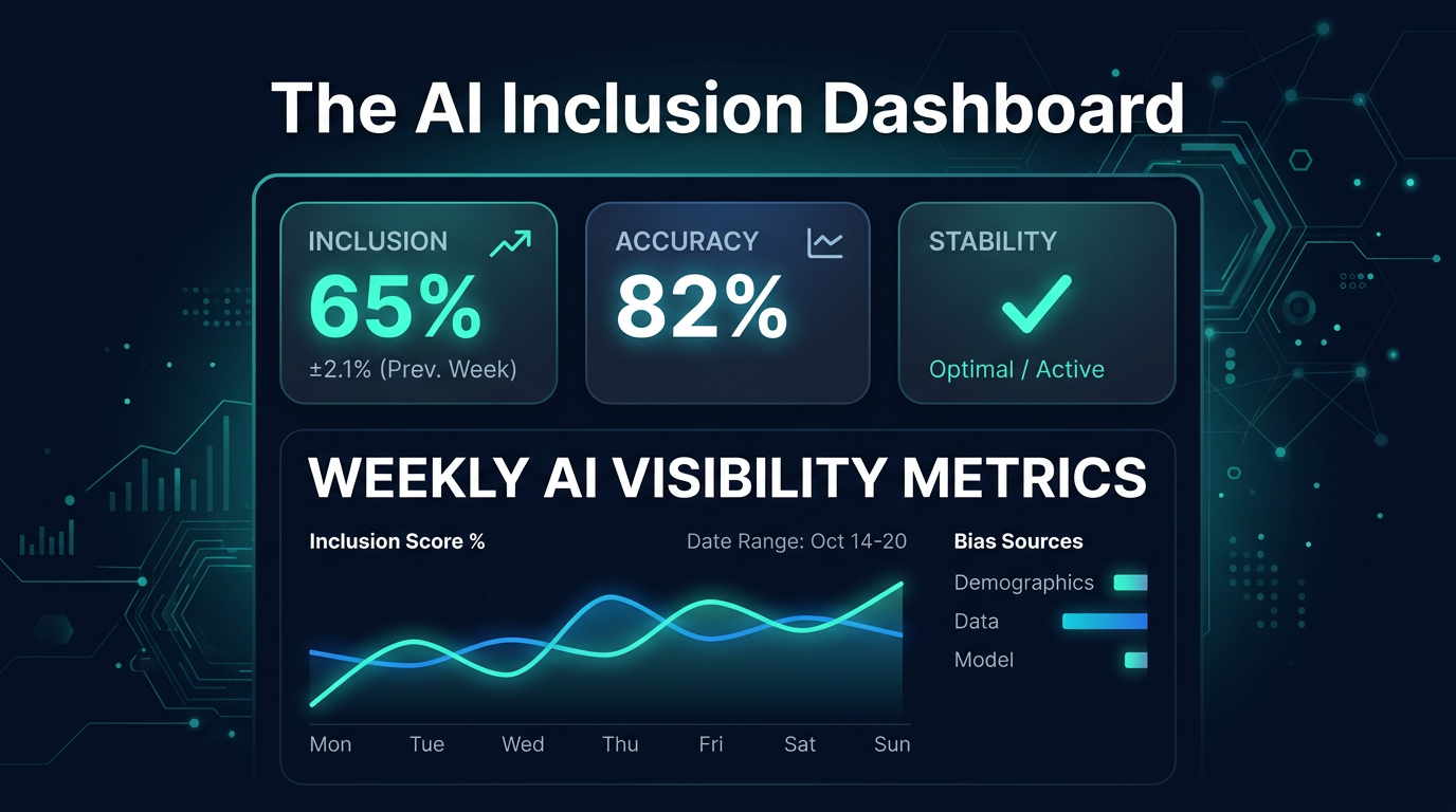 The AI Inclusion Dashboard: How to Measure Inclusion + Accuracy + Stability Weekly