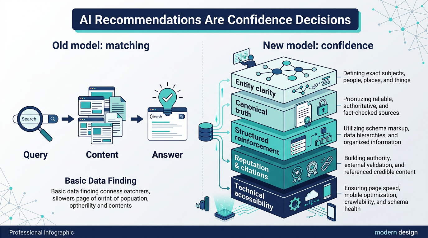 AI Recommendations Are Confidence Decisions