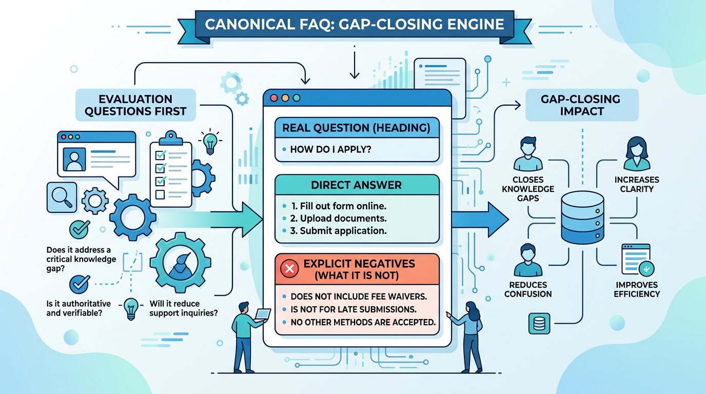 How to Build a Canonical FAQ That Reduces AI Guesswork