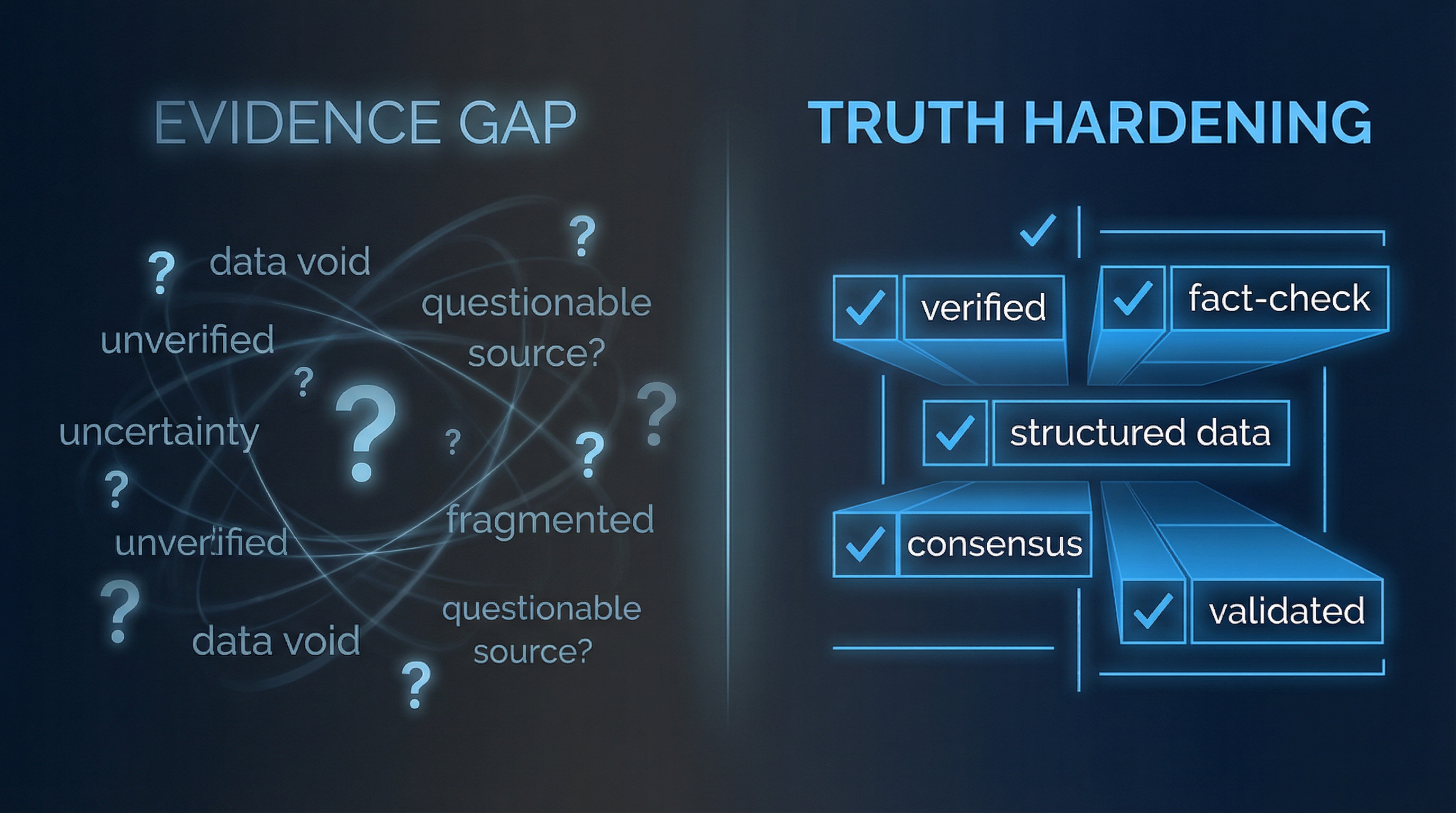 The Evidence Gap Problem: Why AI Can Repeat Falsehoods (and How Brands Harden Truth)