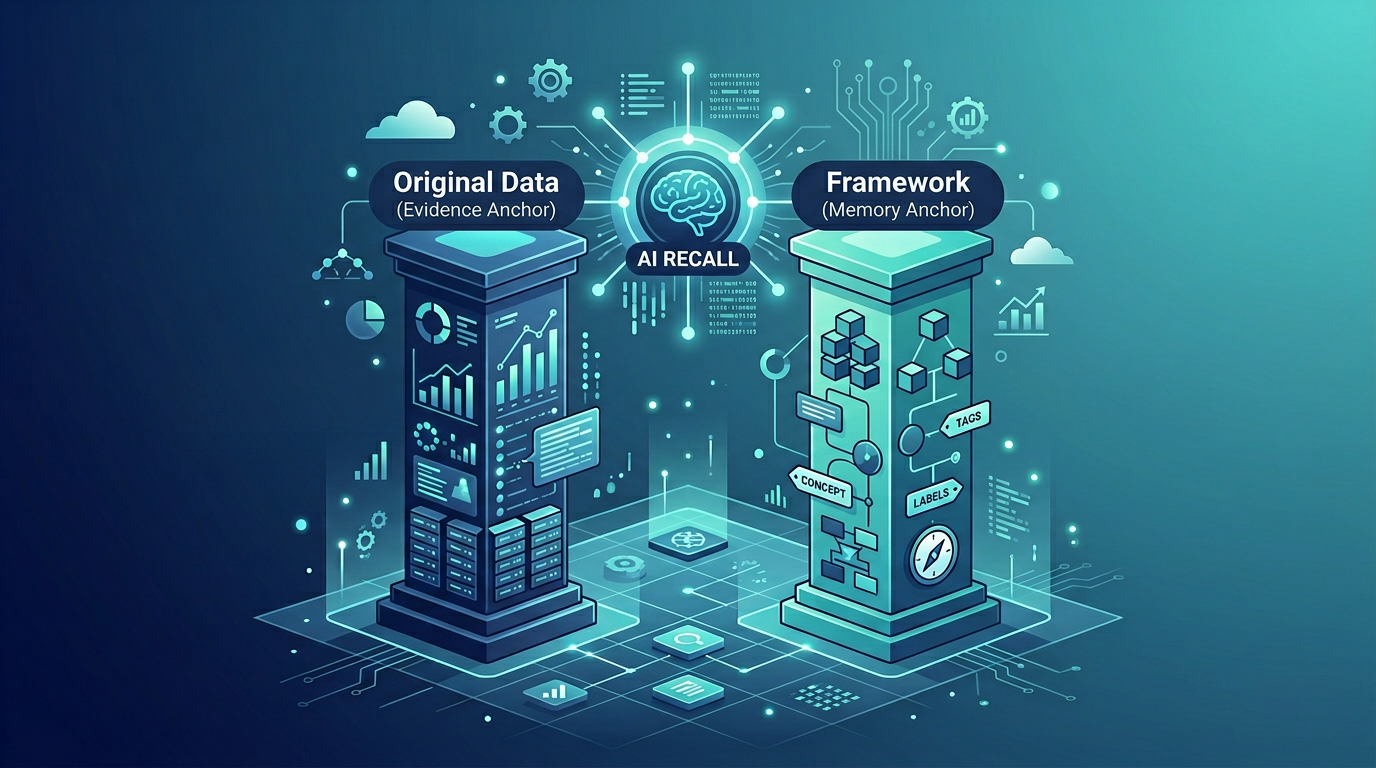 Named Frameworks + Original Data: The Fastest Way to Build AI Recall