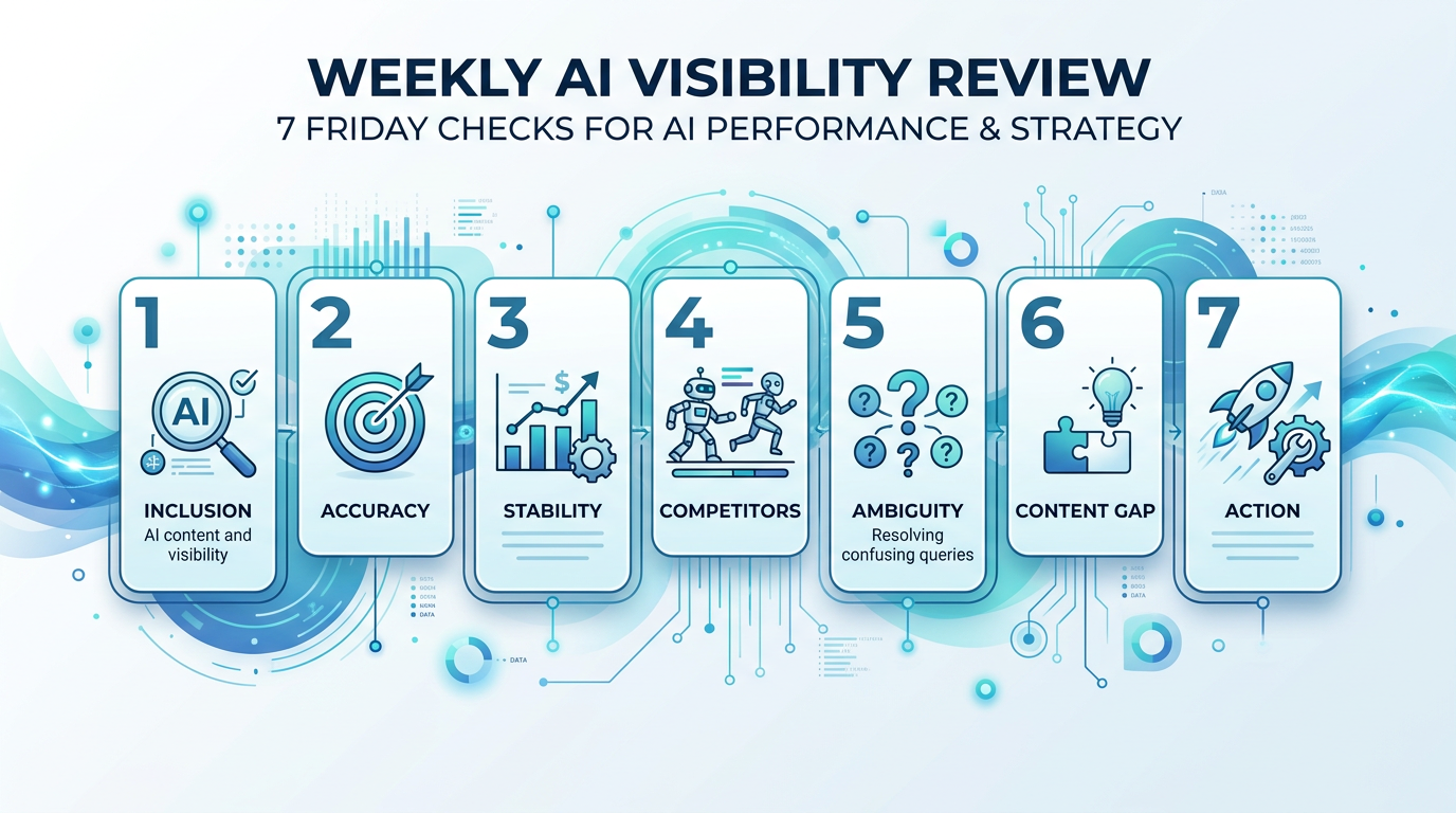 The Weekly AI Visibility Review: What to Check Every Friday